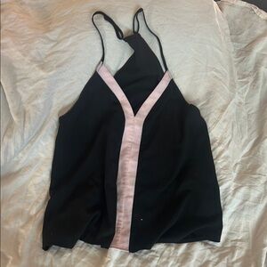Black and Pink Women's Top
